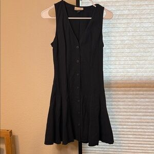 Women Black Sleeveless Dress